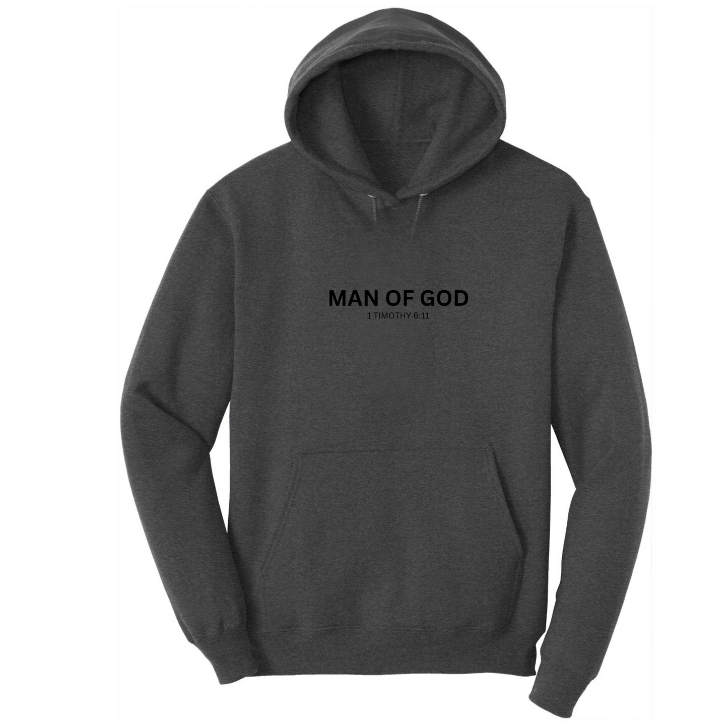 Man of God Hoodie - Dark Gray