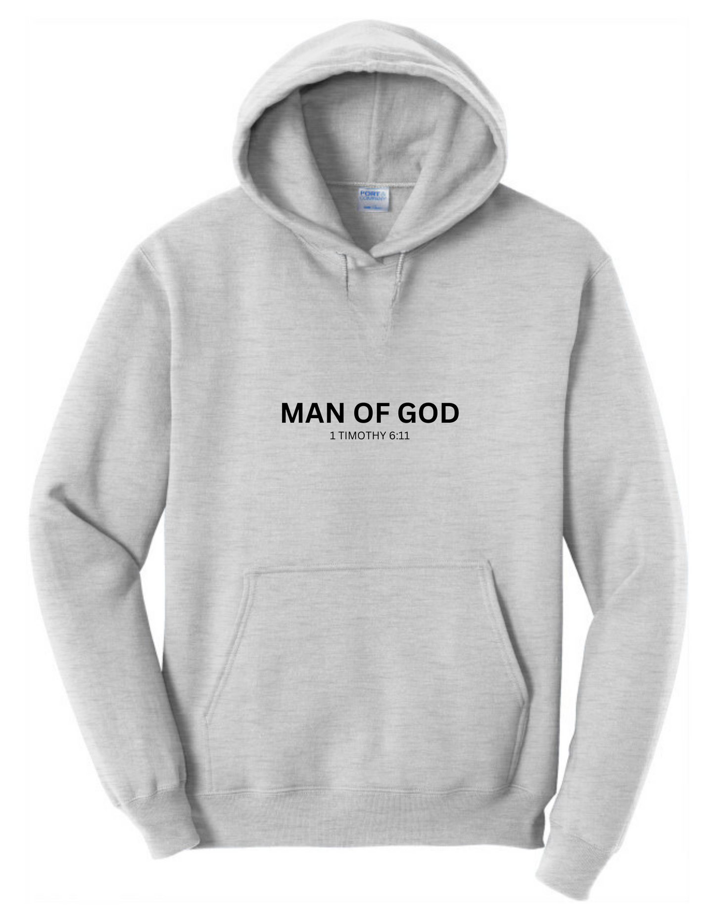 Man of God Hoodie - Gray