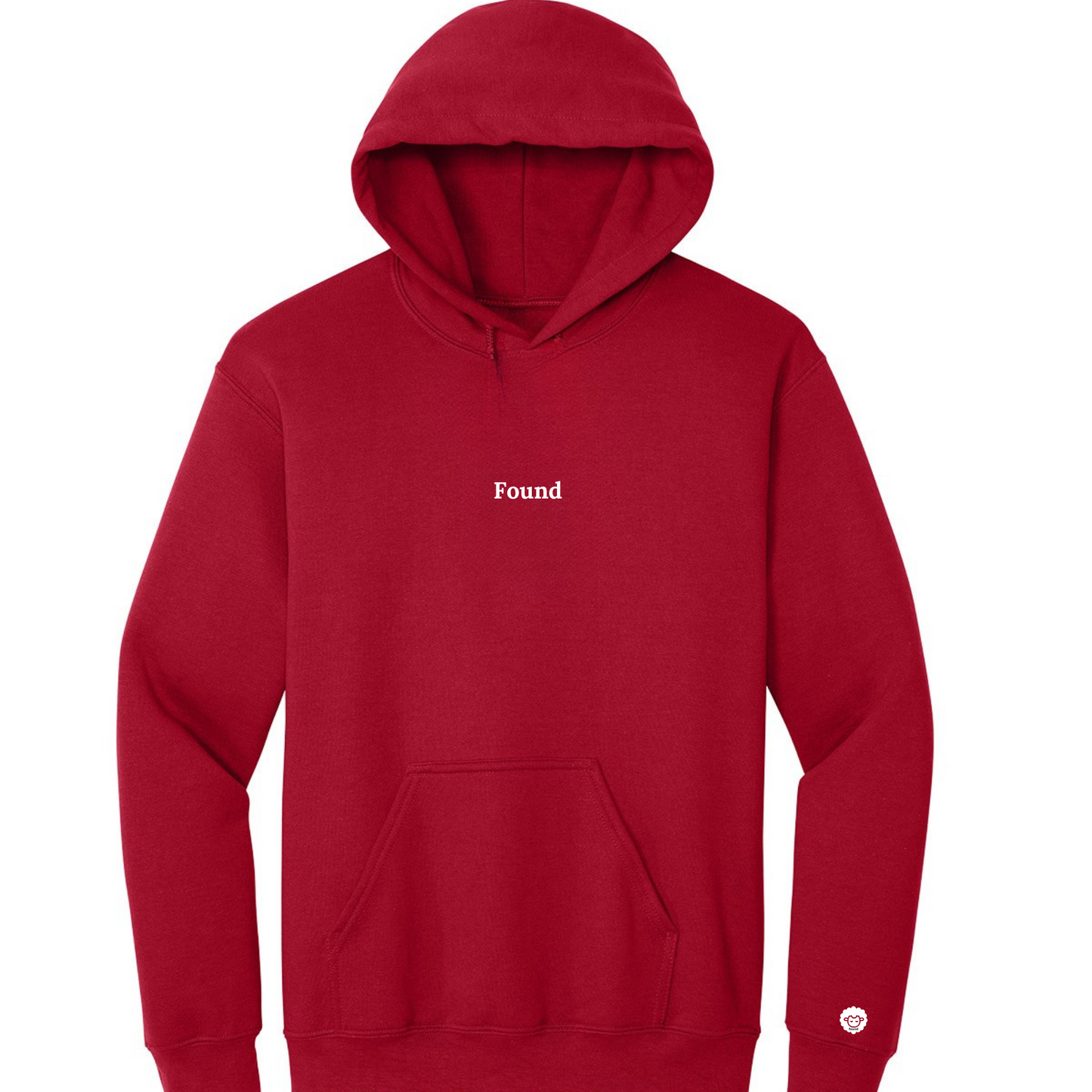 Lowly Sheep Logo Hoodie - Red