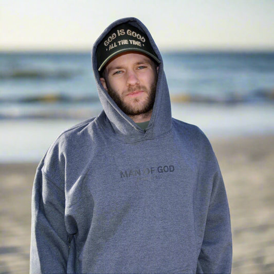 Man of God Hoodie - Dark Gray