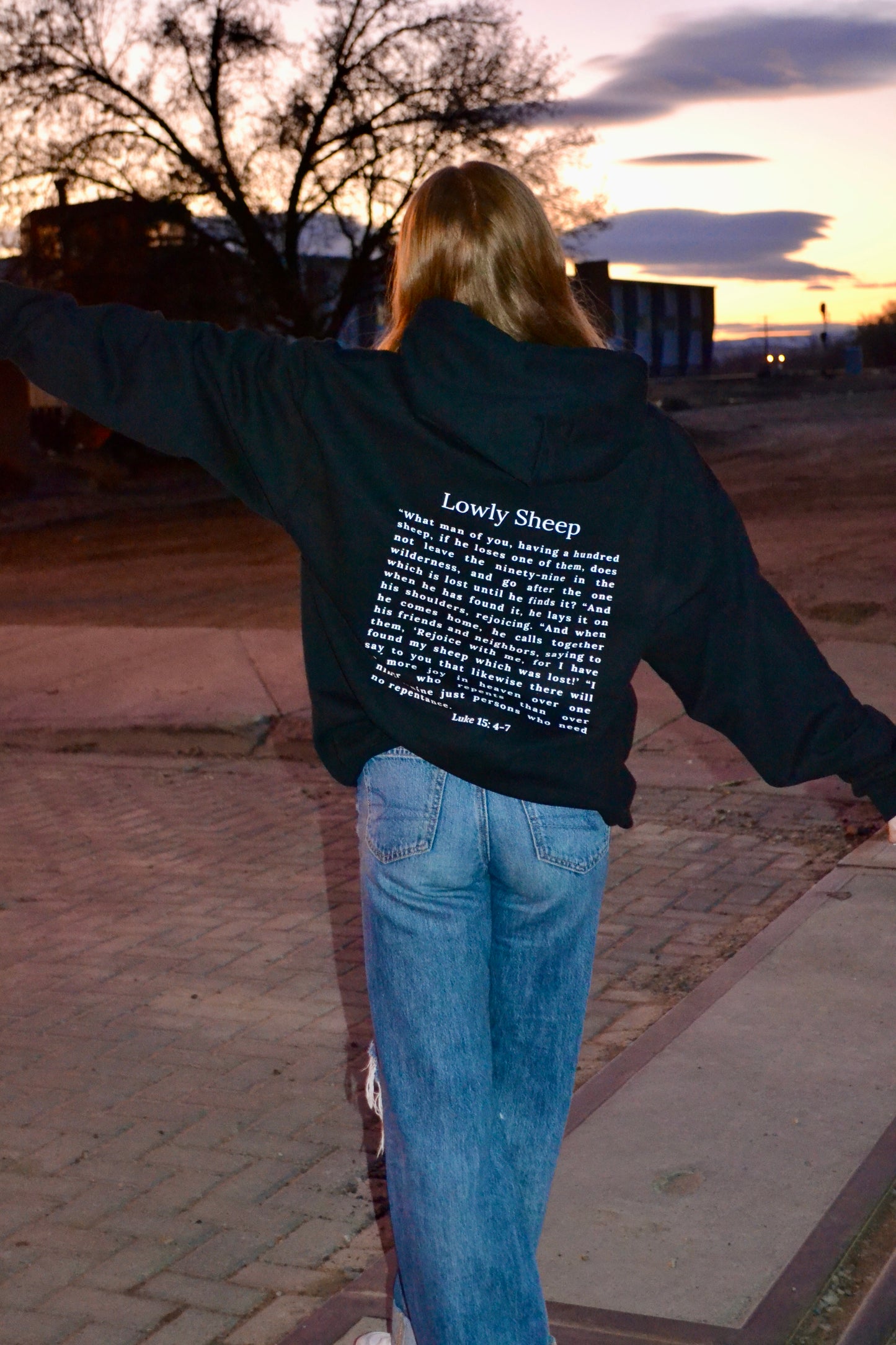 Lowly Sheep Logo Hoodie