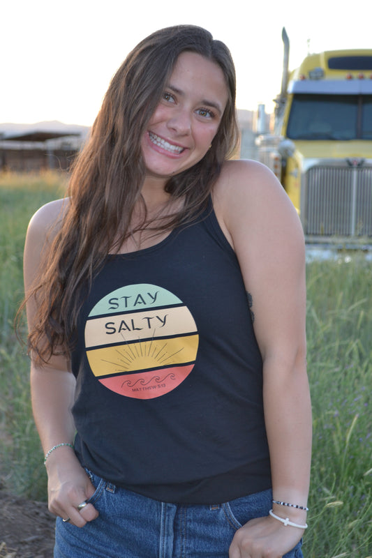 Stay Salty Tank - White (Copy)