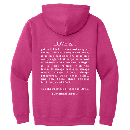 Love is - Hot Pink