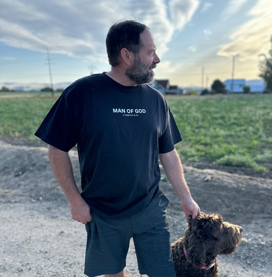 Man of God Tee - Black